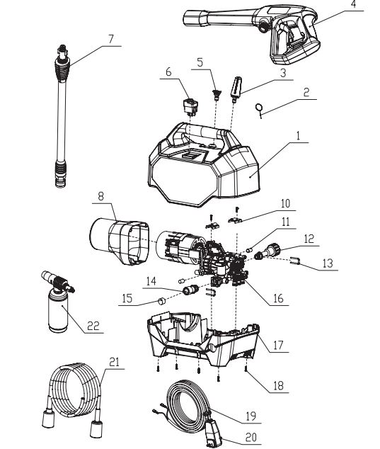 GPW 1804 parts and manual